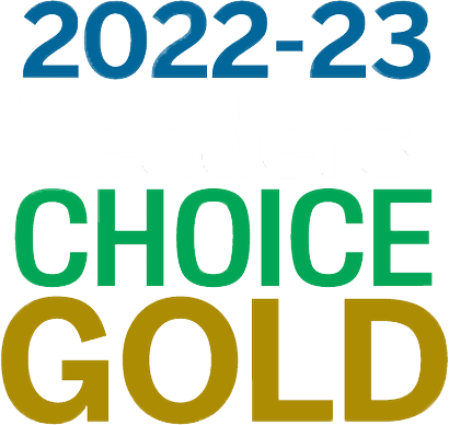 Readers Choice 2022-23 Readers' Choice Gold award badge
